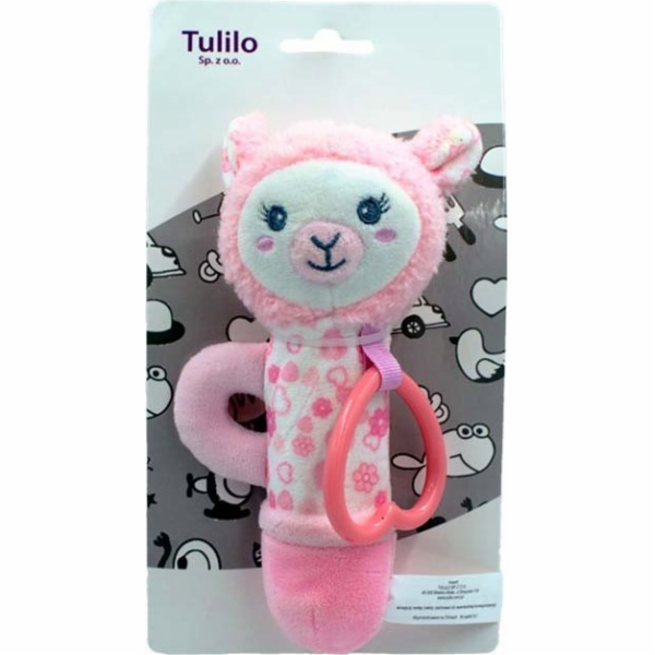 TULILO Hračka se zvukem - Lama 17 cm