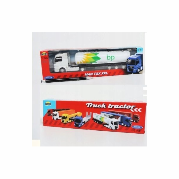 Dromader Nákladní vůz Welly 1/64 Man Tgx Oil Tanker