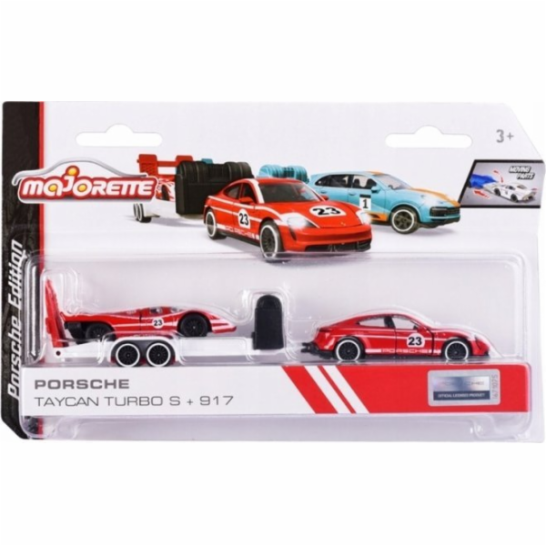 Majorette Vozidlo Porsche s přívěsem, mix 3 typů