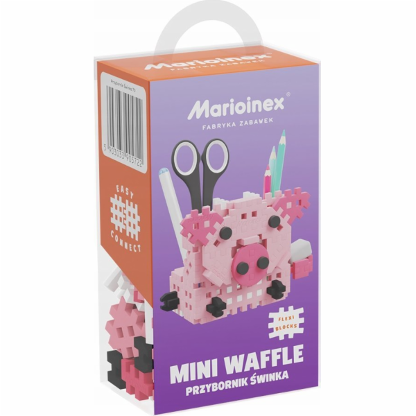 Marioinex Stavebnice mini vaflí - prasátko 70 dílků