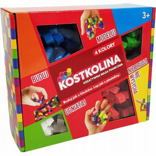 Art And Play Červená kostka 4 barvy
