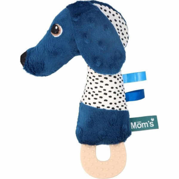 Hencz Toys Jamiś pískací hračka s kousátkem, tmavě modrá