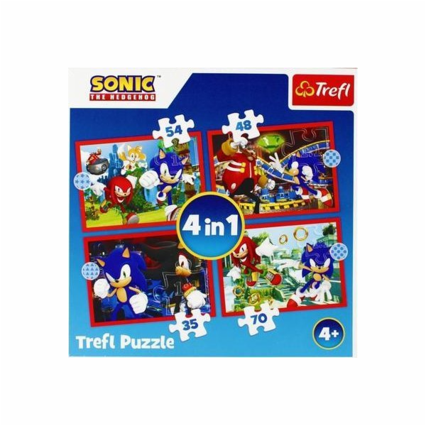 Trefl Sonic Adventures 4v1 Puzzle