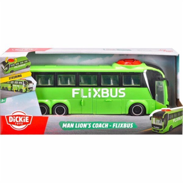 Dickie Městský muž Flixbus Vozidlo 26,5 cm