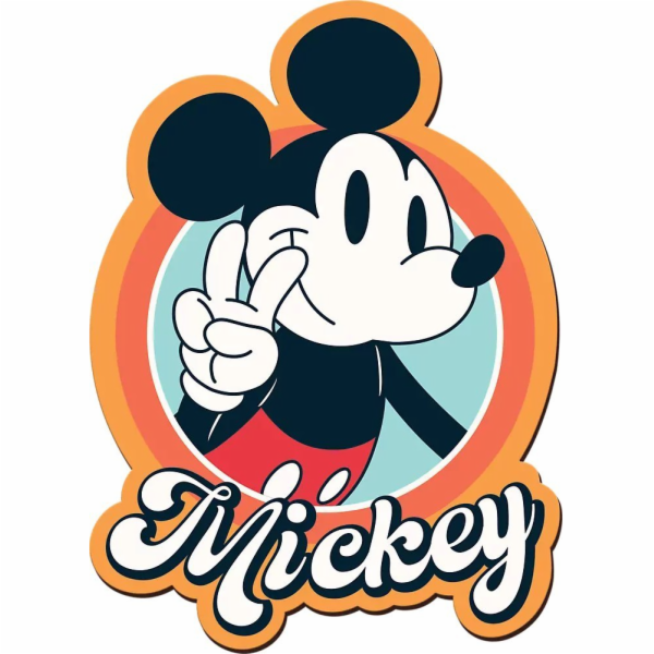 Trefl Dřevěné puzzle 160 dílků s konturami Mickey Mouse