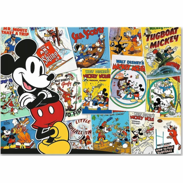 Trefl Puzzle 1000 dílků V Mickeyho světě Mickey Mouse