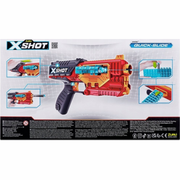ZURU X-Shot Spouštěč rychlých snímků v Excelu 16 šipek