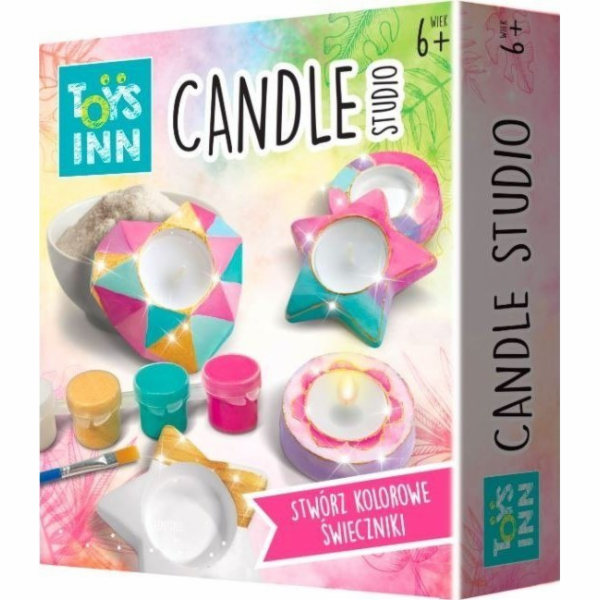 Stnux Kreativní sada Candles Studio, sádrové svícny