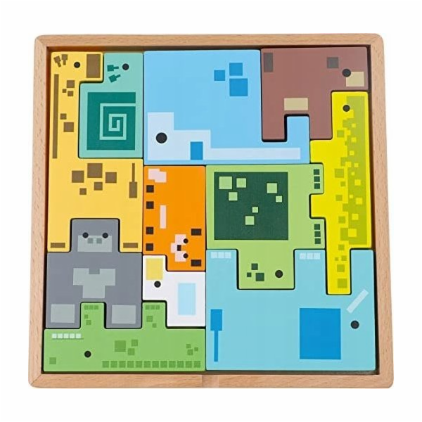 Trefl Drewno Dřevěné puzzle Pixel Gang