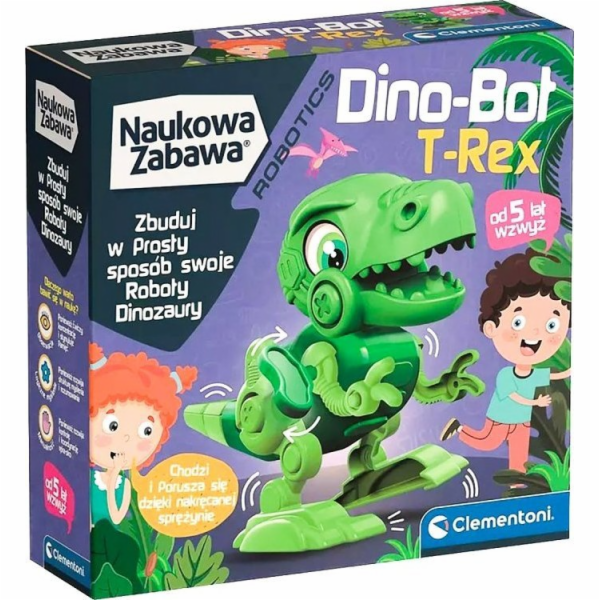 Clementoni Stavebnice Dinobot T-Rex