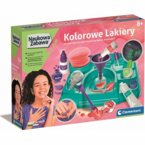 Clementoni Sada barevných laků na nehty