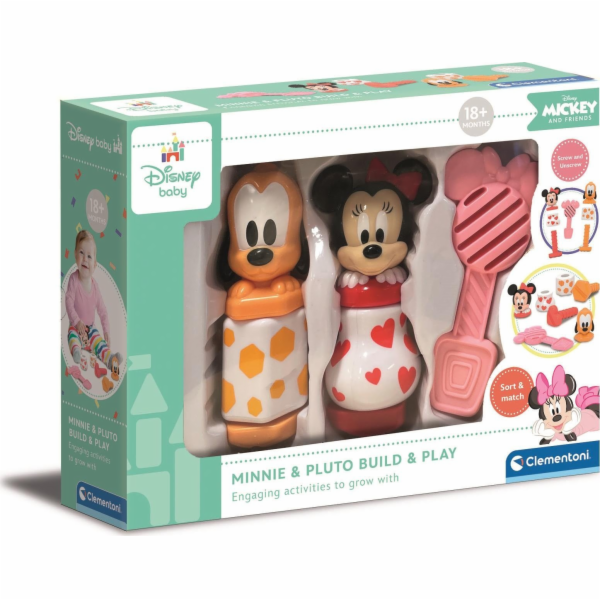 Clementoni Stavebnice a hrací sada pro miminko Minnie