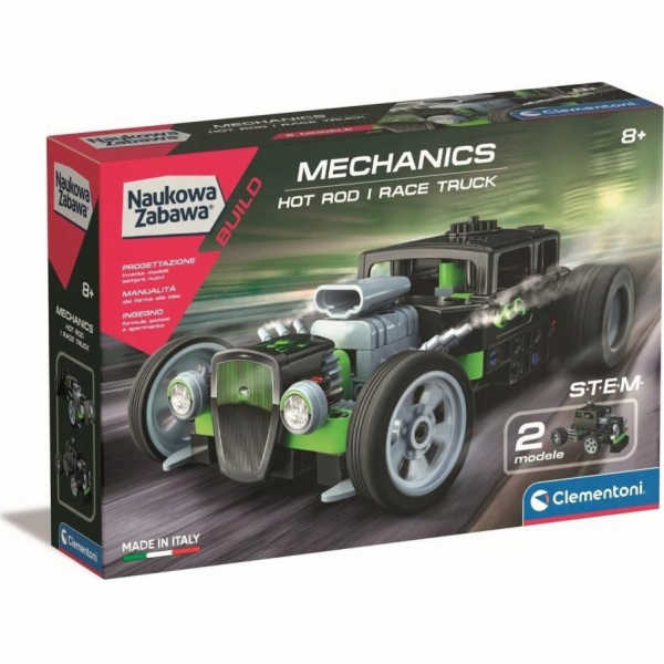 Clementoni Stavebnice mechanické laboratoře - Hot Rod a z...