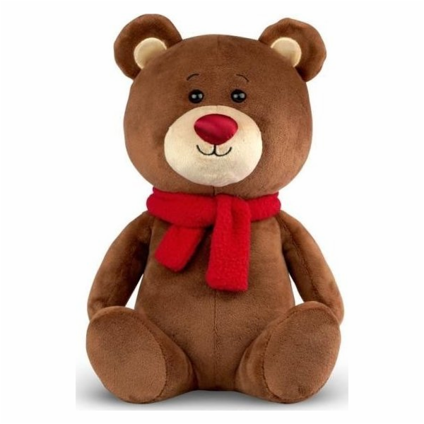 Tm Toys Maskot barevný nos plyšový medvídek hnědý