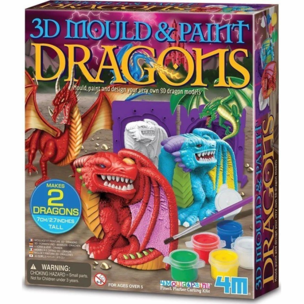 4m Kreativní sada Sádrový odlitek - Drak