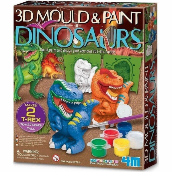 4m Kreativní sada Sádrový odlitek - Dinosauři