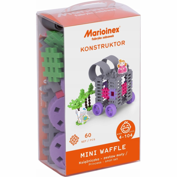 Marioinex Vaflové mini kostky - malá sada princezny, 60 d...