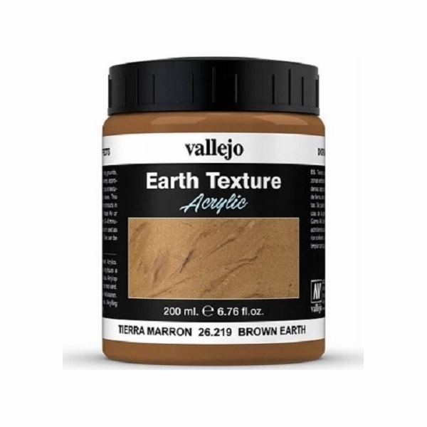Vallejo Textury Země 200ml Hnědá Země