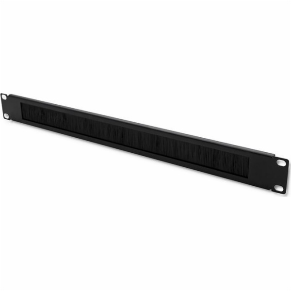 Qoltec Průchodka kartáčem pro 19" RACK skříně | 1U