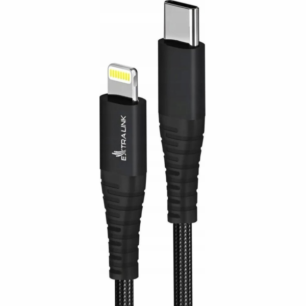Extralink Pletený kabel USB Type-C na Lightning Smart Lif...