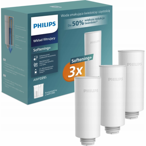 Philips Balení 3 kusů změkčujících filtrů Instant Filter ...