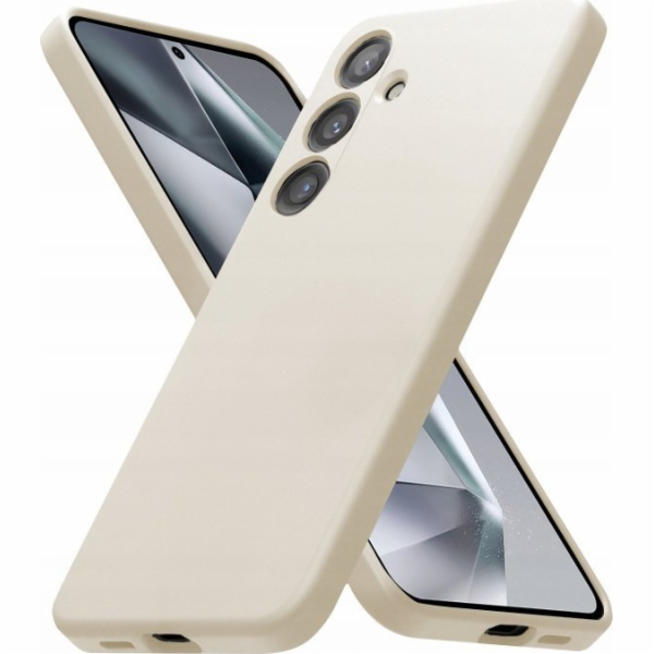 CRONG Barevný kryt Samsung Galaxy S24 béžový