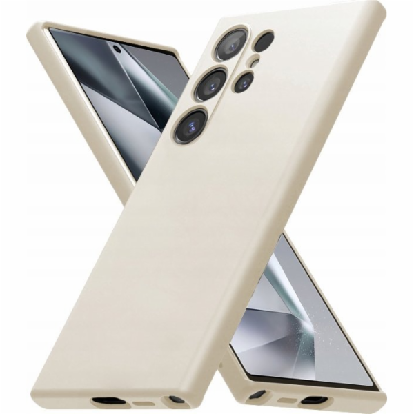 CRONG Barevný kryt Samsung Galaxy S24 Ultra béžový