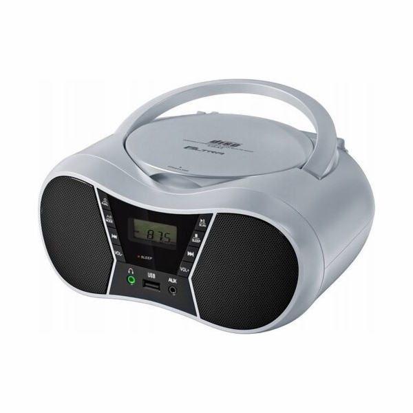 Eltra Rádio CD přehrávač LILA2 USB/BT stříbrný