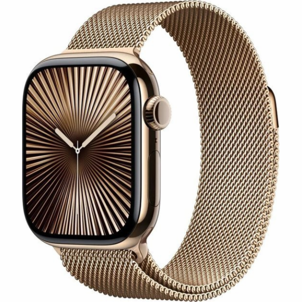 Apple Hodinky Series 10 GPS + Cellular, 42mm zlaté titano...