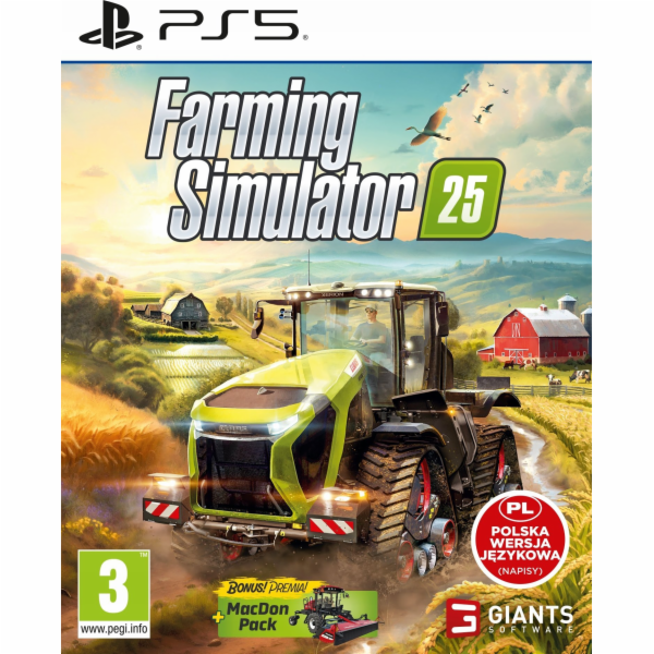 Cenega Hra Farming Simulator 25 pro PlayStation 5
