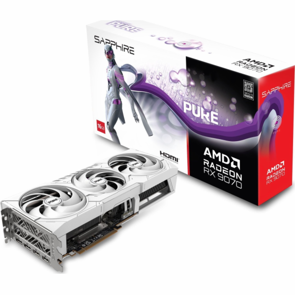 Sapphire Technology Grafická karta Radeon RX 9070 PURE 16...