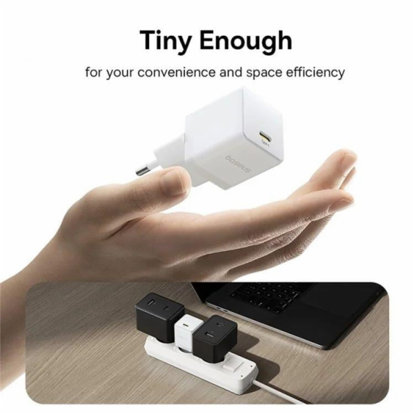 Nabíječka do sítě Baseus Palm 30W, 1xUSB-C bílá
