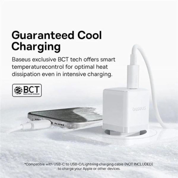 Nabíječka do sítě Baseus Palm 20W, 1xUSB-C bílá