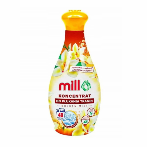 MILL Koncentrovaný změkčovač tkanin GOLDEN MIST 1,3 l, 48...
