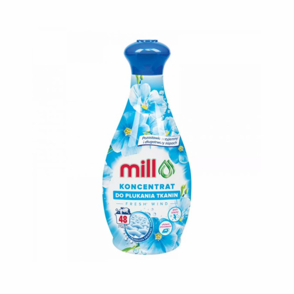 MILL Koncentrovaný změkčovač tkanin FRESH WIND 1,3 l, 48 ...