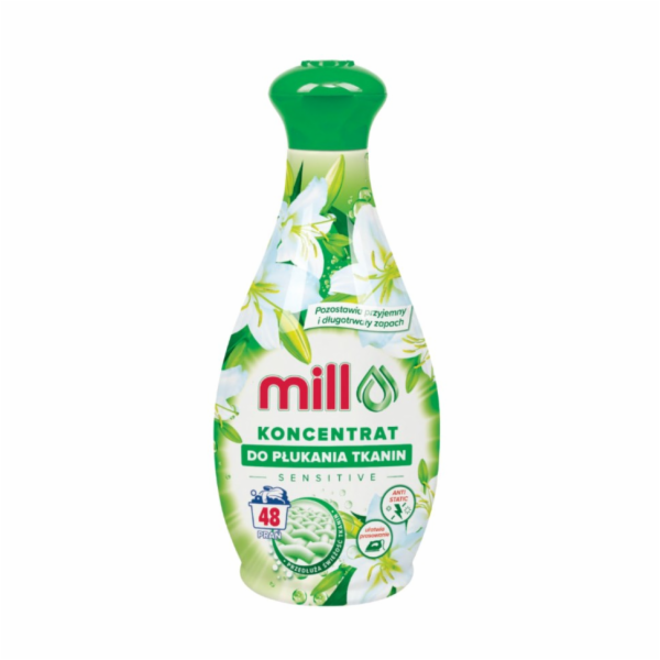 MILL Koncentrovaný změkčovač tkanin SENSITIVE1,3 l, 48 má...