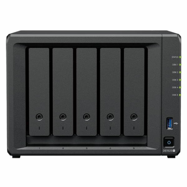 Synology Server DS1525+ V1500B 2,2 GHz 1x 8 GB DDR4 2x 2,...