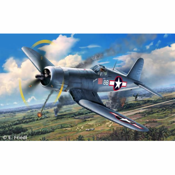 Revell Plastikový model letadla Vought F4U-1A Corsair