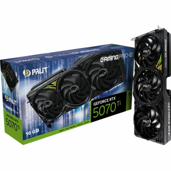 Palit Grafická karta RTX 5070 Ti GAMING PRO-S 16GB GDDR7 ...