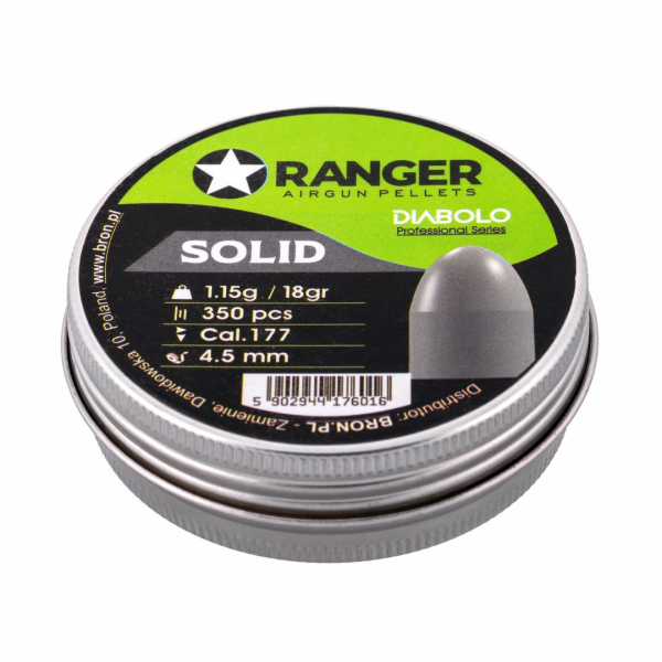 Śrut 4,5 mm RANGER Diabolo Professional Solid półokrągły ...