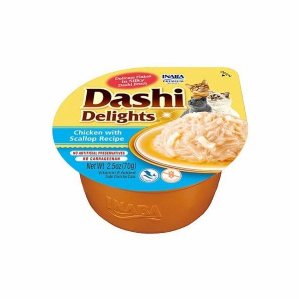 INABA Dashi Delights Kuře s hřebenem ve vývaru - kočičí p...