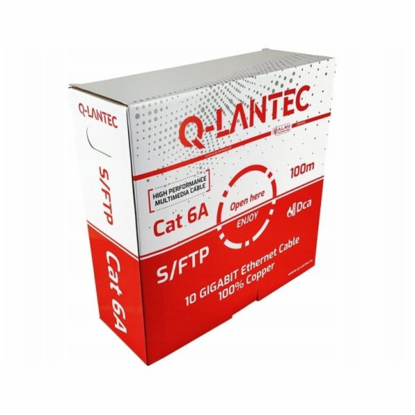 Alantec S/FTP kabel Cat.6A LSOH Dca 100m 4x2x23AWG (10Gb/...