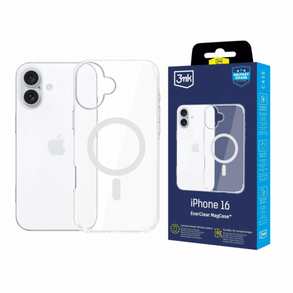 3MK Pouzdro EverClear MagCase pro Apple iPhone 16