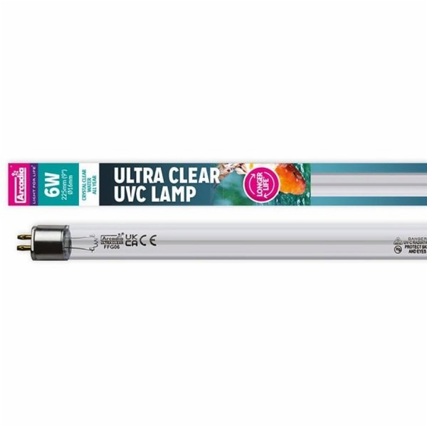 Arcadia T5 Ultra Clear UVC 6w 225mm