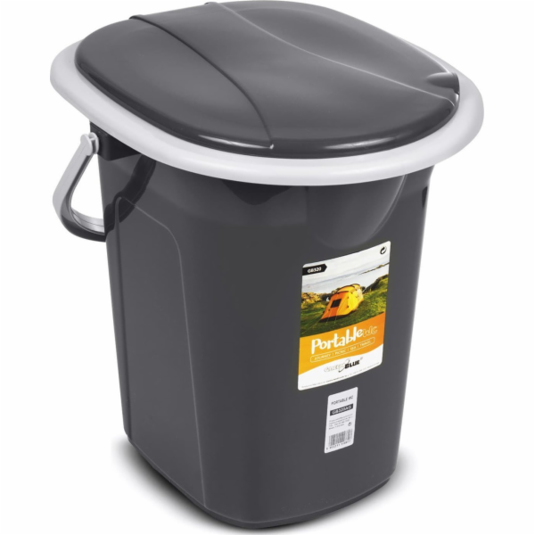 Turistická toaleta GreenBlue GB320BB černá šedá 19L