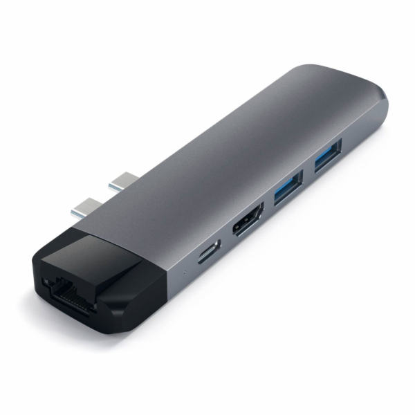Satechi Type-C Pro Hub 4K HDMI  with Ethernet space gray