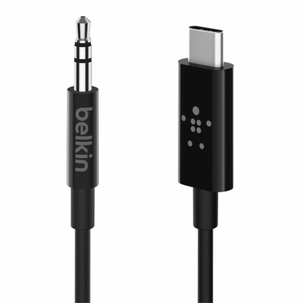 Adaptér USB-C na 3,5 mm audio 0,9 m černý