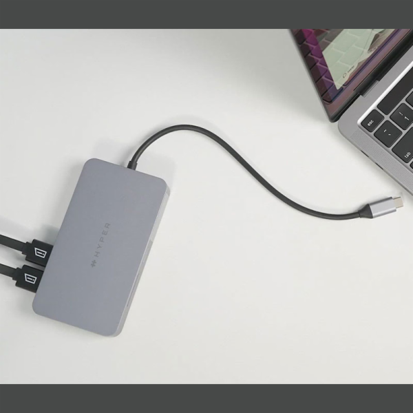 Hyper Dual 4K HDMI 10-in-1 USB-C, dokovací stanice