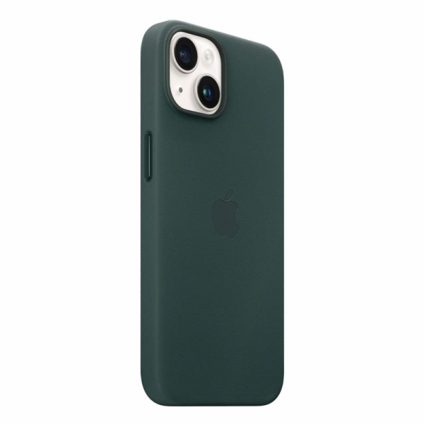 iPhone 14+ Leather Case with MagSafe- Forest Green
