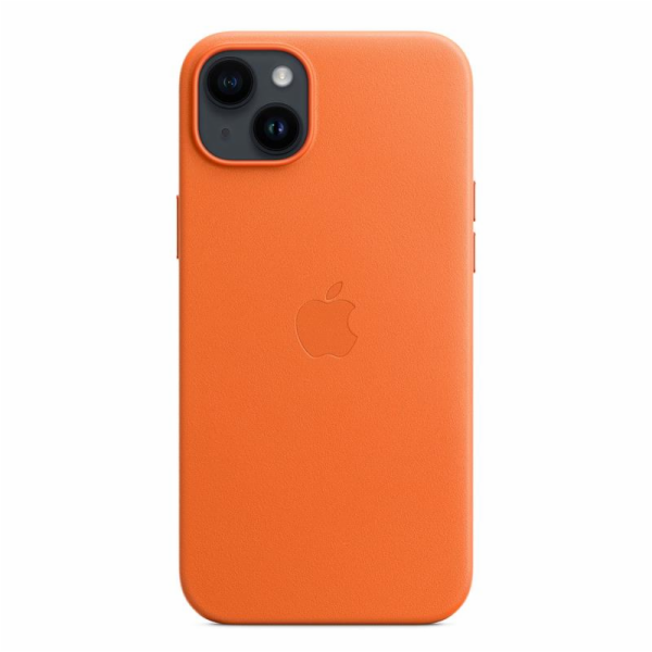 APPLE iPhone 14 Plus kožené pouzdro s MagSafe - Orange